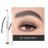 FOCALLURE 4 Fork Liquid Eyebrow Pencil Waterproof Natural Eyebrow  Eye Brow Tint Fork Tip Long Lasting Professional Makeup