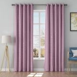 Solid Curtain Polyester Cotton Drapery HEIDI