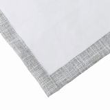 Solid Curtain Polyester Cotton Drapery HEIDI
