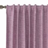 Solid Curtain Polyester Cotton Drapery HEIDI
