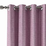 Solid Curtain Polyester Cotton Drapery HEIDI