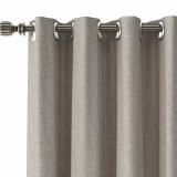 Solid Curtain Polyester Cotton Drapery HEIDI