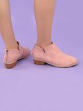 Plus Size Chunky Heel Short Boots Female Non-slip Cute Bootie