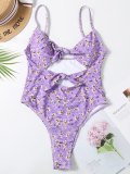 Floral Printed One-Piece Swimsuit