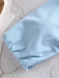 Baby Blue Bandeau Bikini