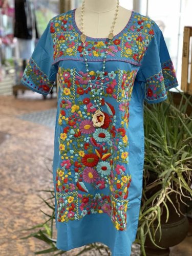 Shift Vintage Cotton-Blend Floral Dresses