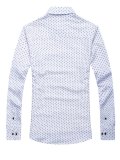 Men's Polka Dot Print Long Sleeve Shirt