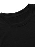 Men's Color Block Front Pocket Round Neck T-Shirt