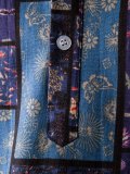 Men's Floral Patchwork Graphic Button Up Shirt