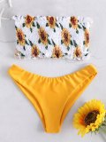 Sunflower Frilled Bandeau Bikini