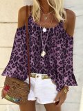 Casual Leopard Shirts & Tops
