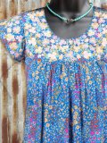 Boho Cotton-Blend Floral-Print Short Sleeve Floral Shirts & Tops