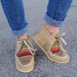Spring Flat Heel Boots