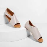 Women open toe closed back sandal Shoes