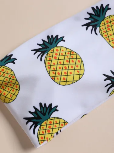 Pineapple Graphic Bandeau Bikini