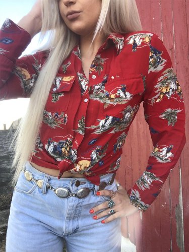 Shift Printed Casual People Shirts & Tops