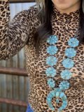 Leopard Jersey Casual Shirts & Tops
