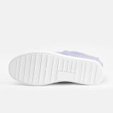 Fashion Letter Slip On Wedge Sneakers Faux Suede Wedge Heel Casual Sneakers