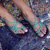 2018 Summer Handmade Breathable Bandage Beach Flat Sandals
