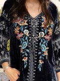 Tribal Vintage Velvet Tops