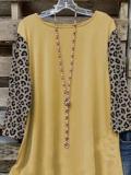 Cotton-Blend Paneled Vintage Shirts & Tops