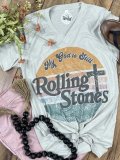 Letter Short Sleeve Cotton-Blend Casual Shirts & Tops