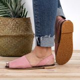 Women Flip Flop Sandals Plus Size Peep Toe Slip on Sandals