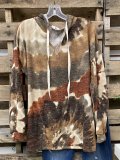 Multicolor Cotton-Blend Long Sleeve Shirts & Tops