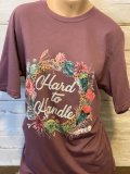 Casual Floral Short Sleeve Crew Neck Shirts & Tops
