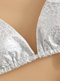 Leopard Metallic Side Tie Bikini