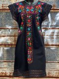 Floral Short Sleeve Vintage Crew Neck Dresses