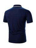 Men's Four Tone Colorblock Polo Shirt