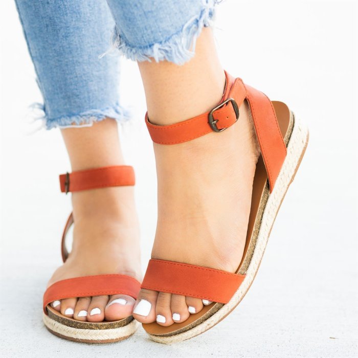 Espadrille Open Toe Sandals