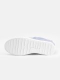 Fashion Letter Slip On Wedge Sneakers Faux Suede Wedge Heel Casual Sneakers