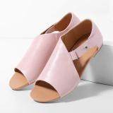 Women open toe closed back sandal Shoes