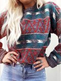 Long Sleeve Shift Casual Crew Neck Sweater