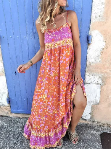Cotton Sleeveless Boho Dresses