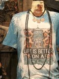 Casual Ombre/tie-Dye Short Sleeve Shirts & Tops