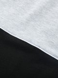 Men's Eagle Embroidered Color Block Polo Shirt