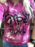 Rose Red Crew Neck Short Sleeve Shirts & Tops