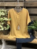 Round Neck Casual Plus Size Short Sleeve Shirts Tops
