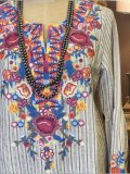 Boho Romantic Garden Shift Shirts & Tops