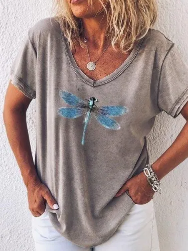 Cotton V Neck Casual Shirts & Tops