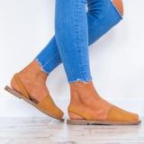 Women Flip Flop Sandals Plus Size Peep Toe Slip on Sandals