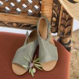 Women open toe closed back sandal Shoes