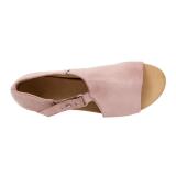 Women open toe closed back sandal Shoes