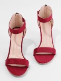 Ankle Strap Sandals - Taupe
