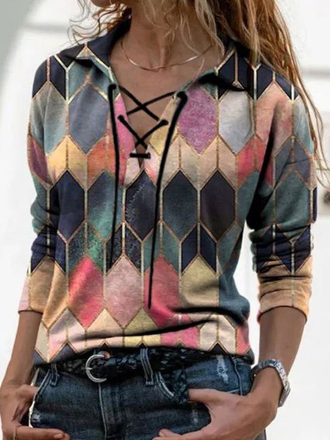 Vintage Printed Shirts & Tops