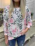 Vintage Shift Long Sleeve Printed Shirts & Tops