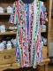 Floral Short Sleeve Crew Neck Cotton-Blend Dresses